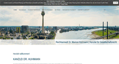 Desktop Screenshot of kanzlei-huhmann.de
